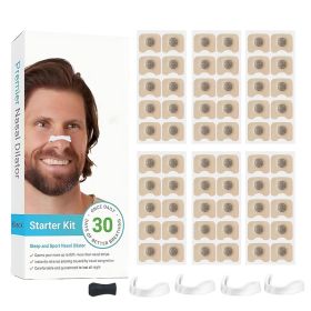 Magnetic Nose Strips,Anti-snoring Nose Clip,Nasal Breathing Dilators Starter Kits,Increase Air Intake Improve Sleeping (Color: 1 set white-30day)