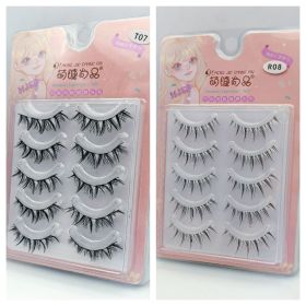 AYRMILLA 5/20Pairs 3D Mink Lashes Natural False Eyelashes Dramatic Thick Fake Eyelash Extension Faux Cils Wholesale Makeup Tools (Color: 10Pairs-ZH2)