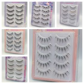 AYRMILLA 5/20Pairs 3D Mink Lashes Natural False Eyelashes Dramatic Thick Fake Eyelash Extension Faux Cils Wholesale Makeup Tools (Color: 30Pairs-1)