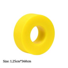 New Non-woven Silicone Gel Eyelash Tape Breathable Sensitive Resistant Microporous Eyelash Extension Color Tape Sticker Makeup (Color: Yellow-A)