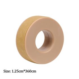 New Non-woven Silicone Gel Eyelash Tape Breathable Sensitive Resistant Microporous Eyelash Extension Color Tape Sticker Makeup (Color: Brown-A)