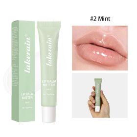 Summer Lip Balm Moisturizing Mirror Lip Gloss Lip Vanilla Mint Iced Coffee Cake Smell Lipstick Transparent Lip Oil Makeup (Color: 2 Mint)